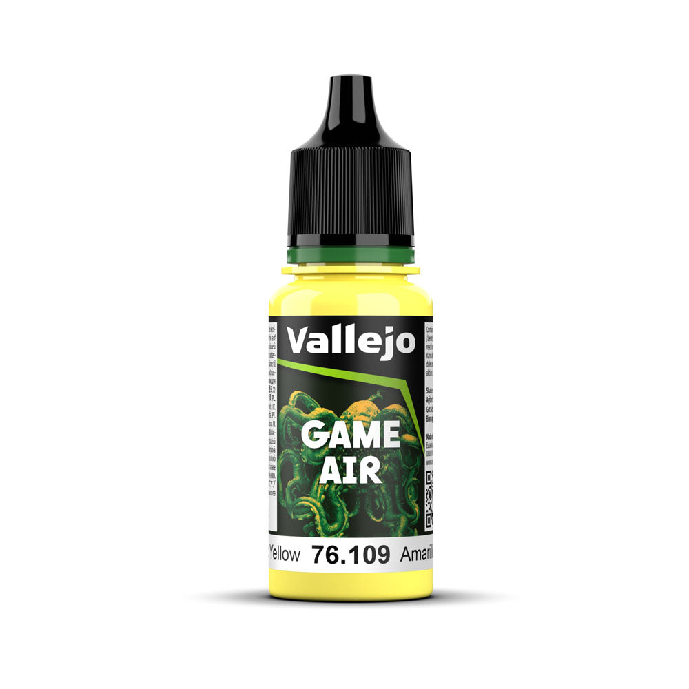 Vallejoゲームエアアクリルペイント18ml（黄色）