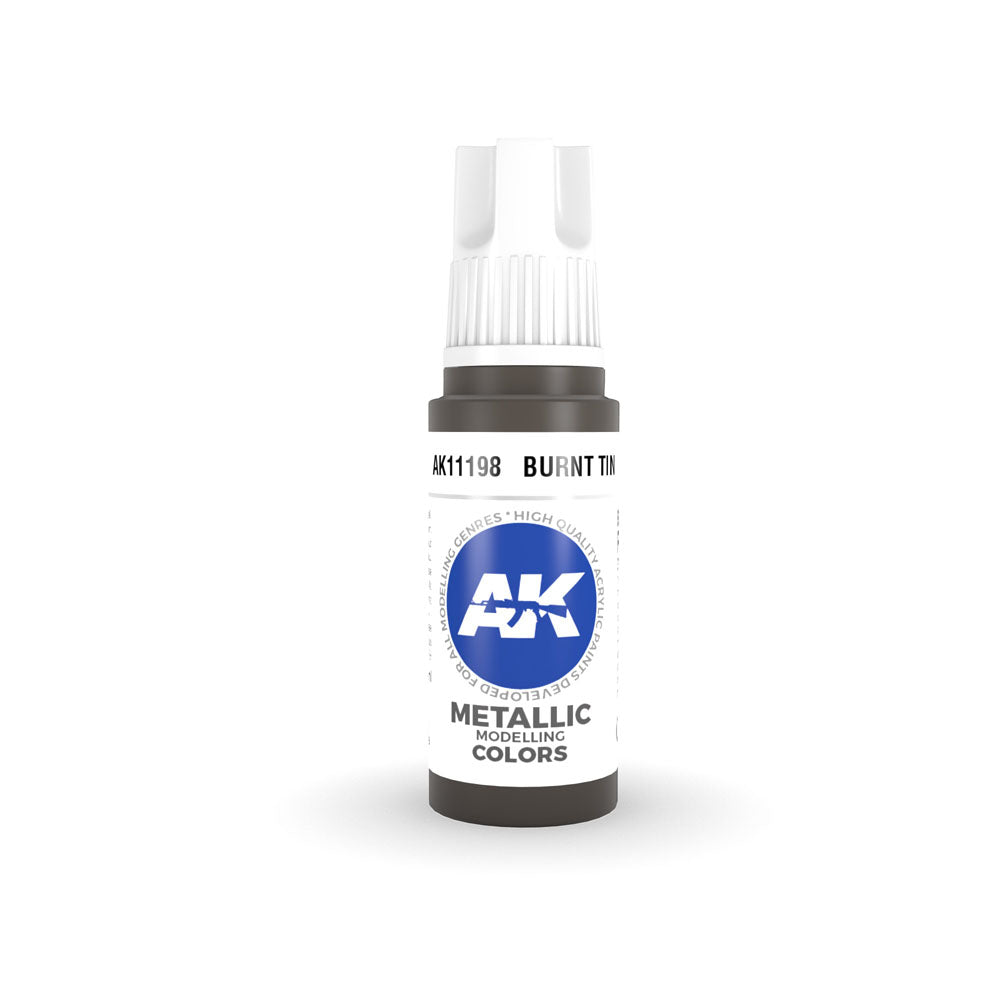 AK Interactive 3Gen Burnt Acrylic Paint 17ml