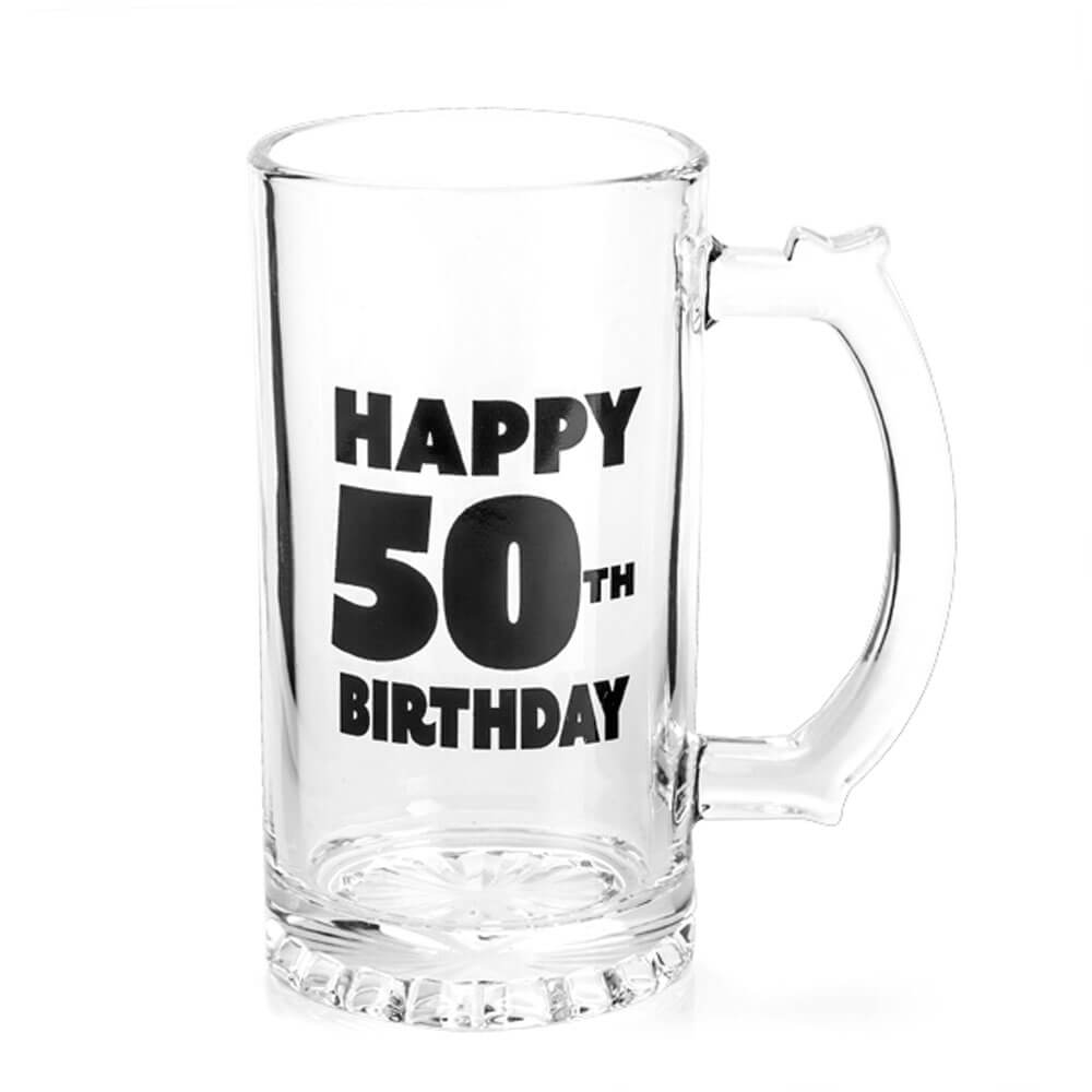 Joyeux anniversaire bière Stein