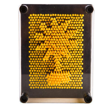 Yellow Neon Pin Art