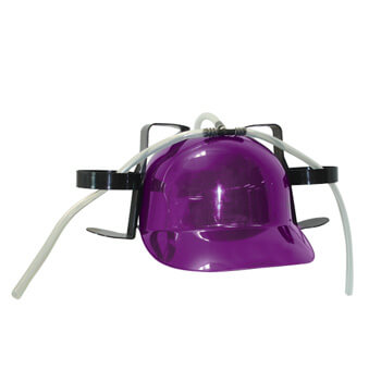 Purple Drinking Hat