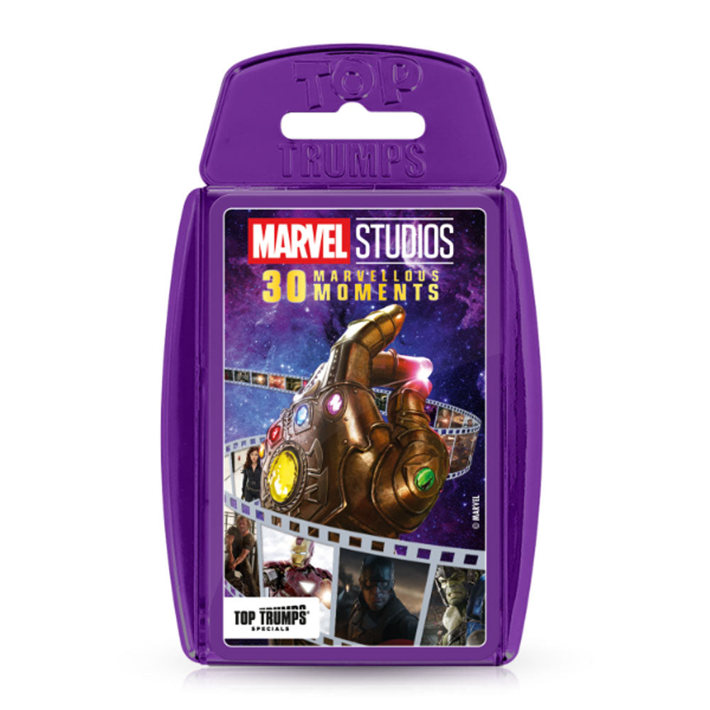 Top Trumps MCU 30 Marvelous Moments Card Game