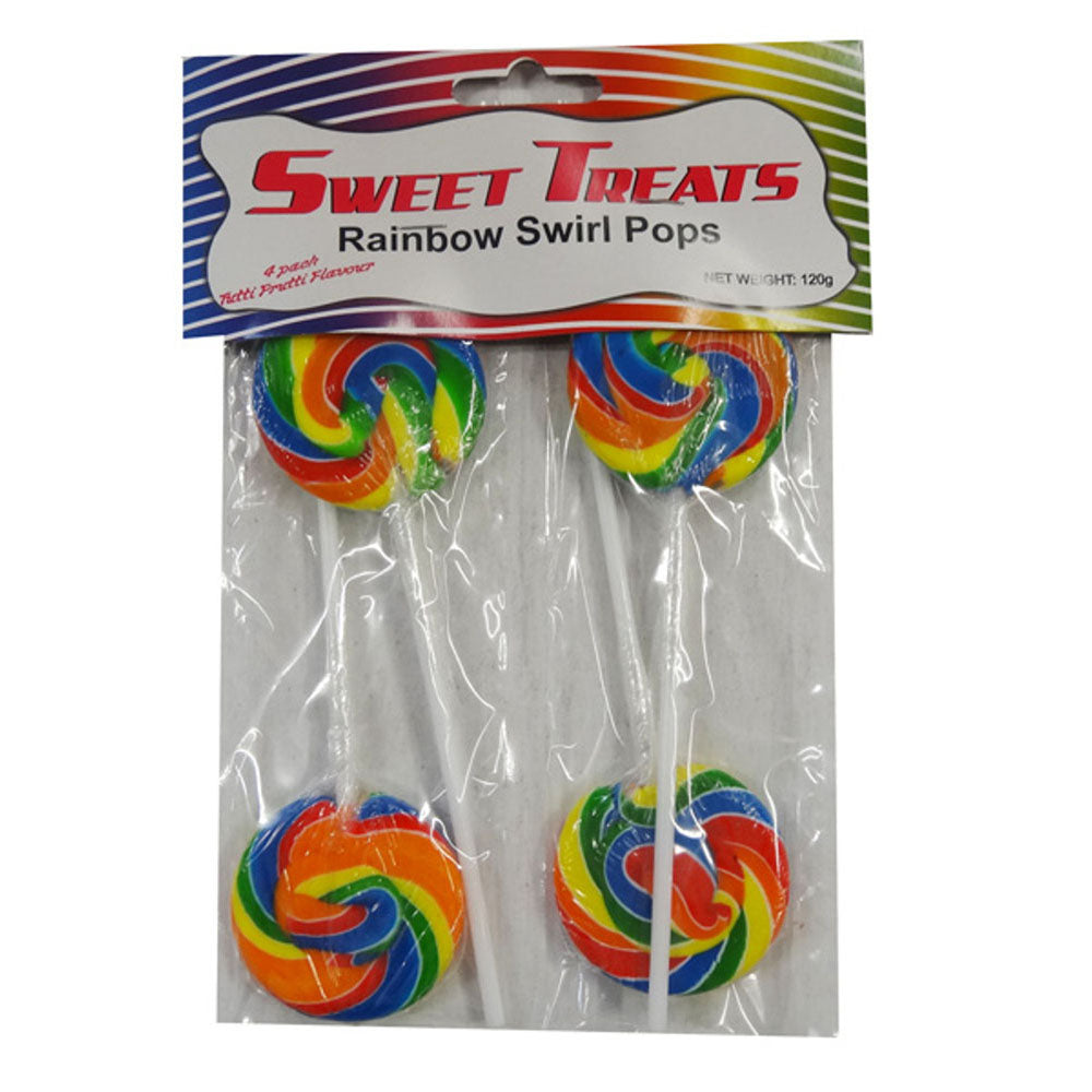 Zoete traktaties zakken Swirl Pops 4pk (120G)