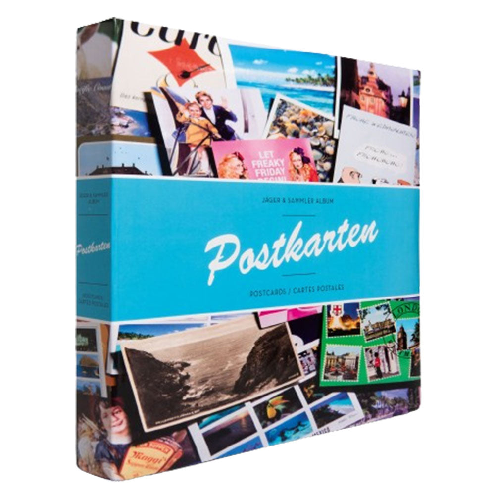 Postkarten -album med 50 bundna ark