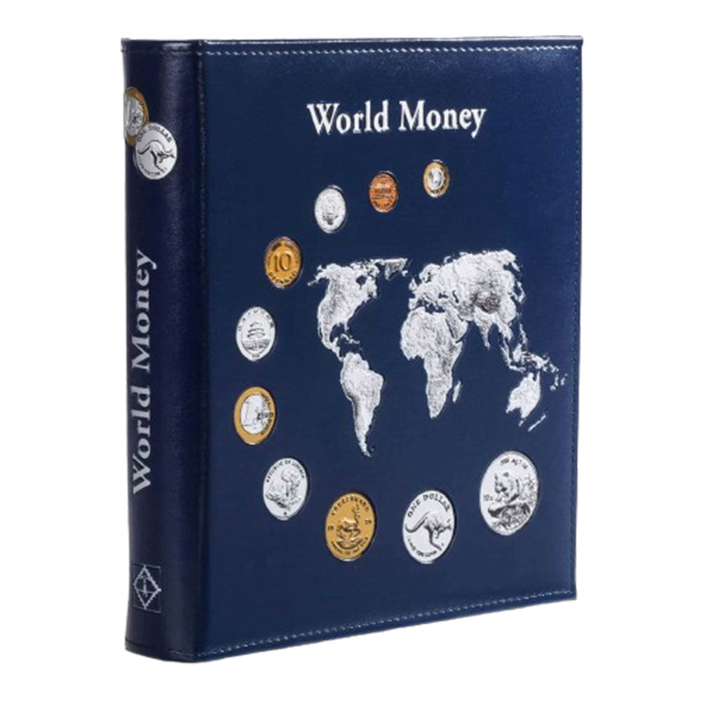 Optima 5-sheet World Currency Album (Blue)