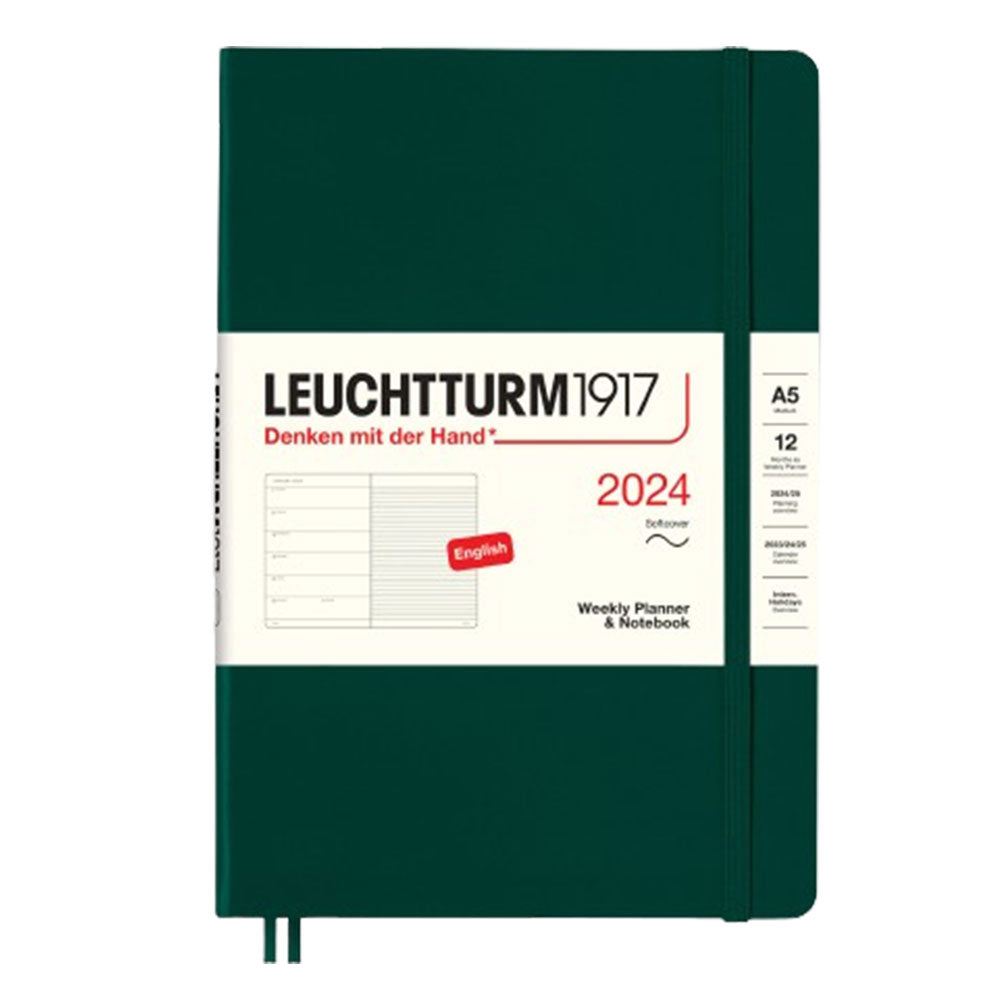 2024 A5 Week Planner & Notebook (SoftCover)