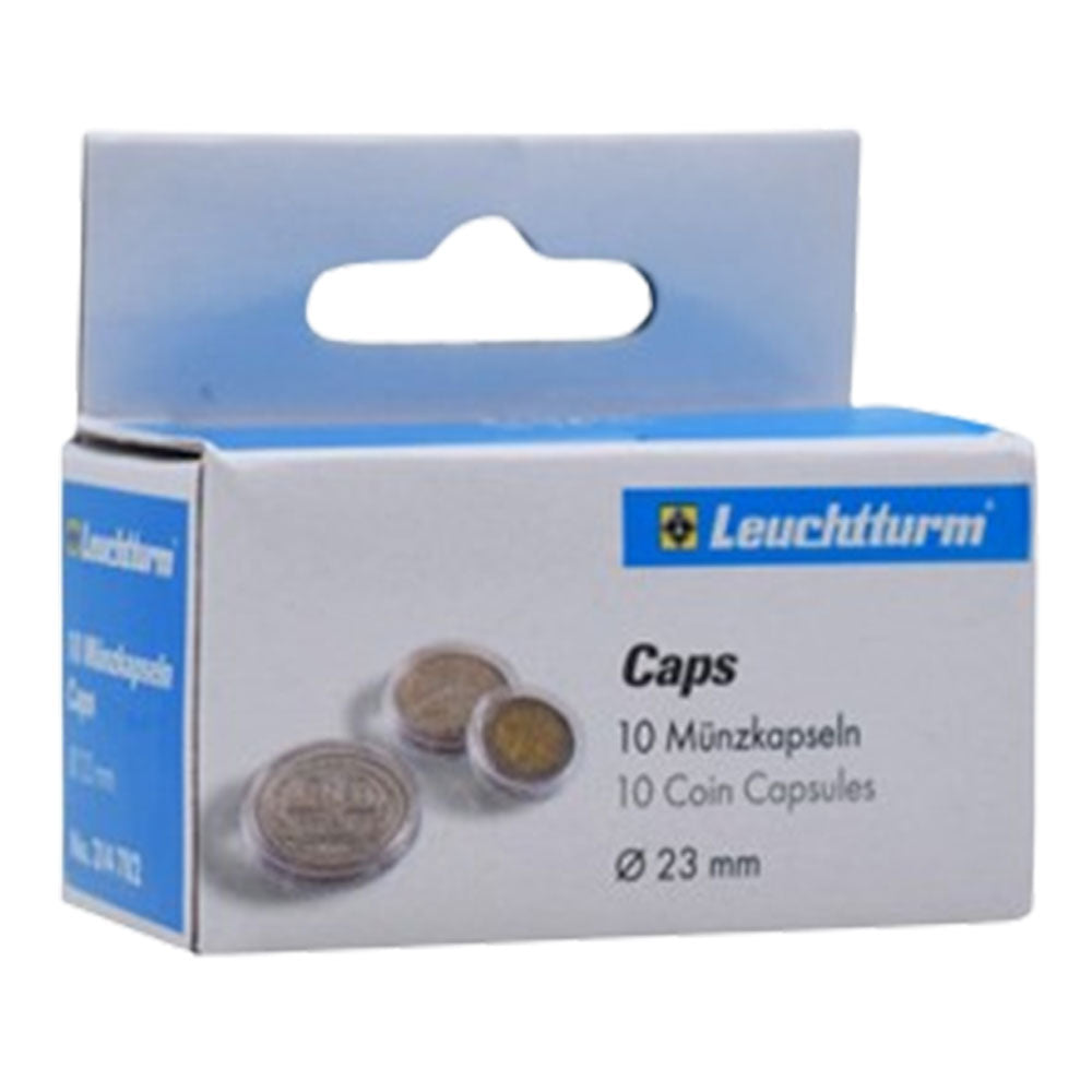 Leuchtturm Coin Capsules 10pk (fra størrelse 20-29)