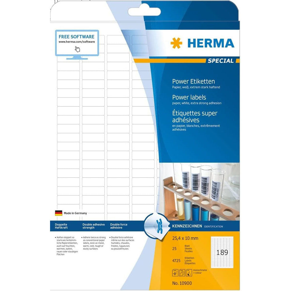 Herma Power Etiketter A4 25 st