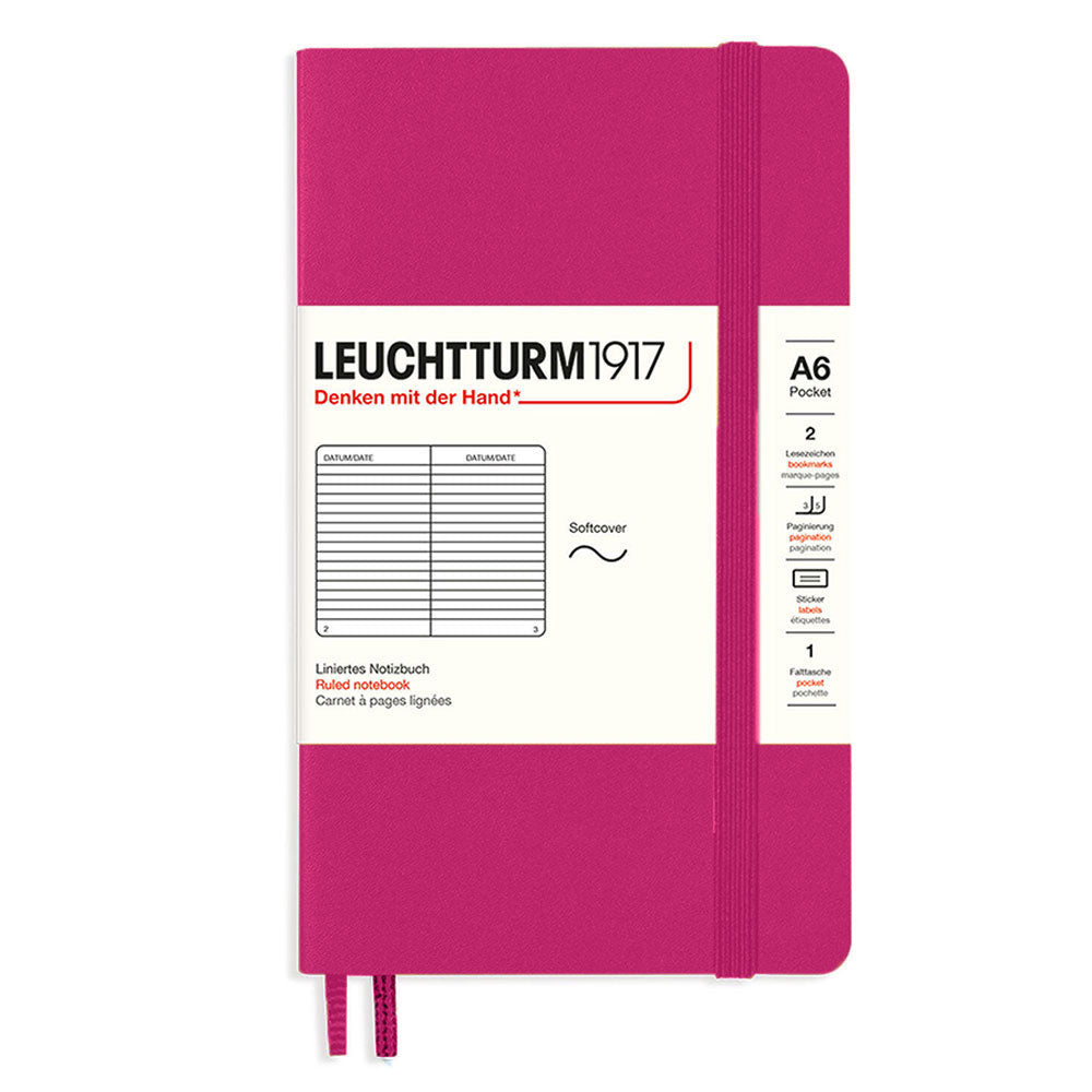 Leuchtturm Softcover styrde anteckningsbok A6