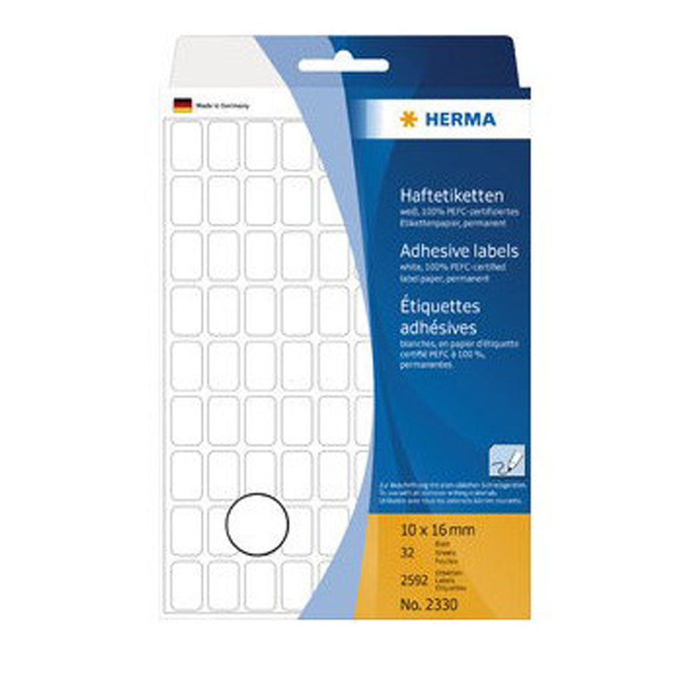 Herma Multi-Purpose Adhesive Labels 10mm (hvid)