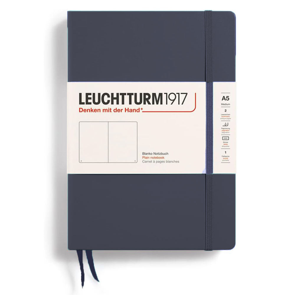 Leuchtturm twarda notebook A5 (niebieski)