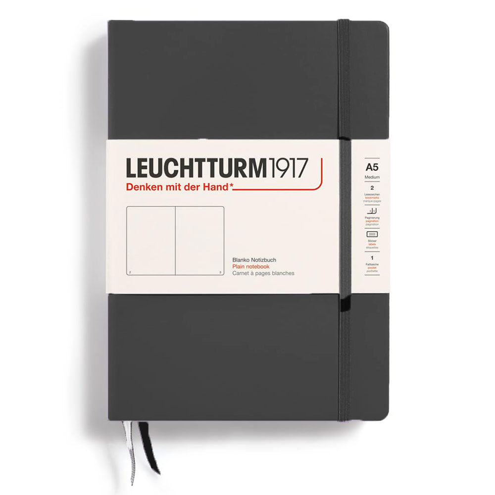 Leuchtturm inbunden vanlig anteckningsbok A5