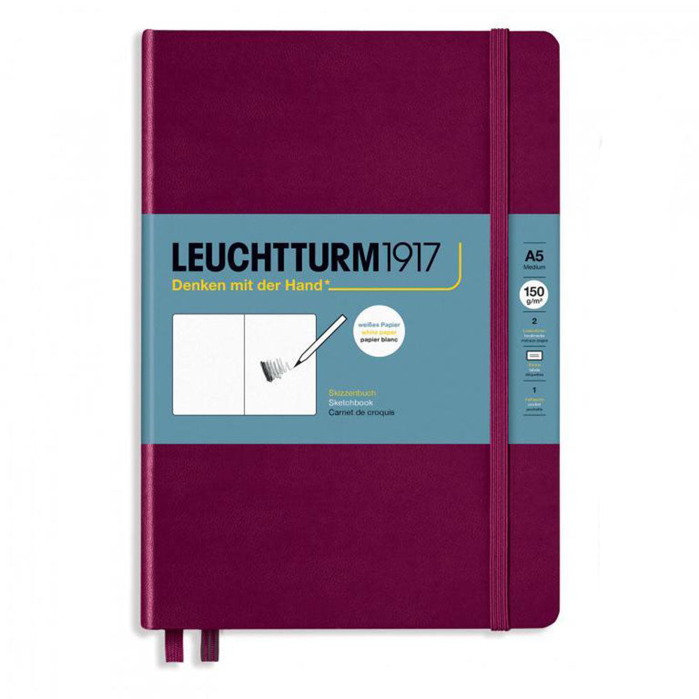 Leuchtturm Hardcover Plain Sketchbook A5