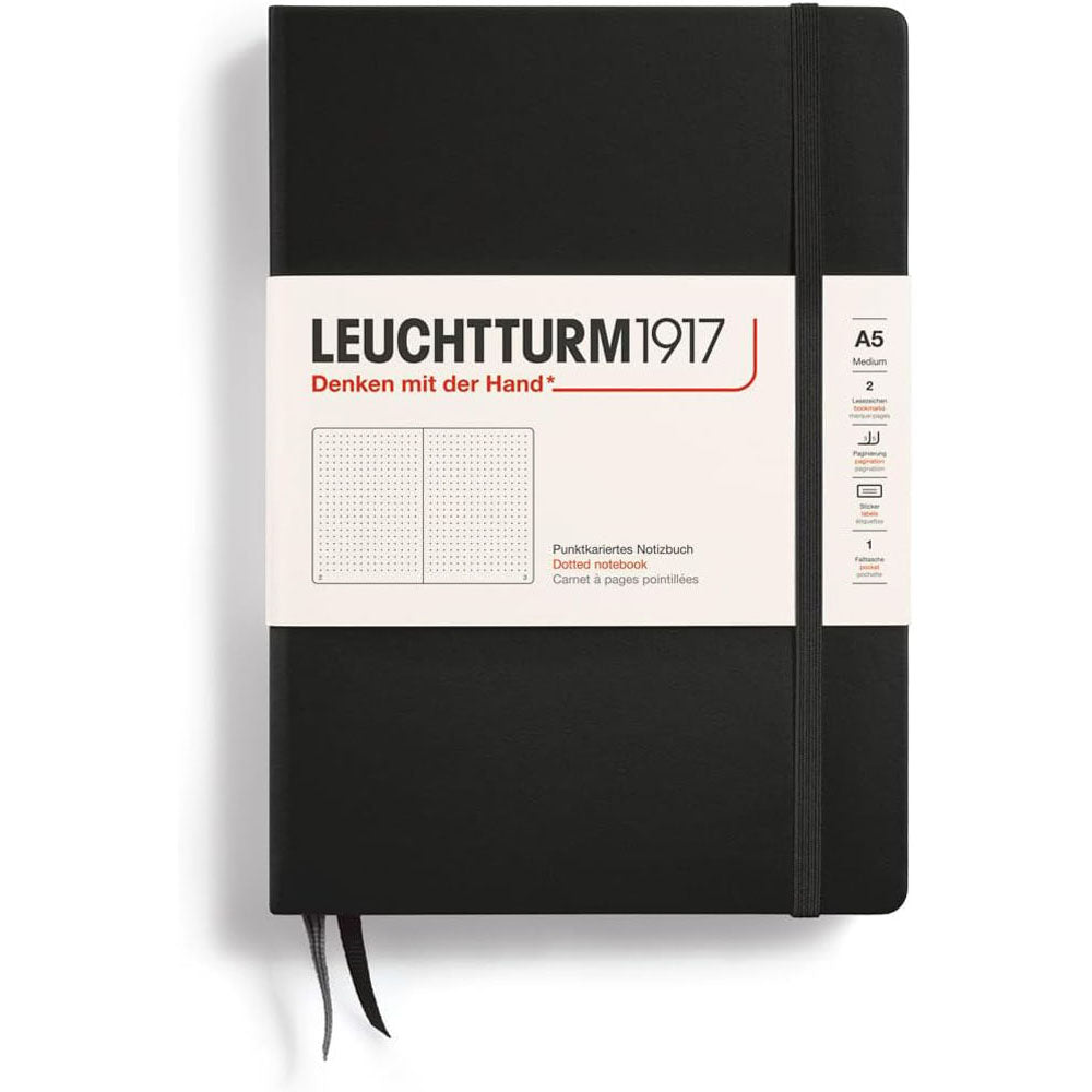 Leuchtturm inbunden prickad anteckningsbok A5