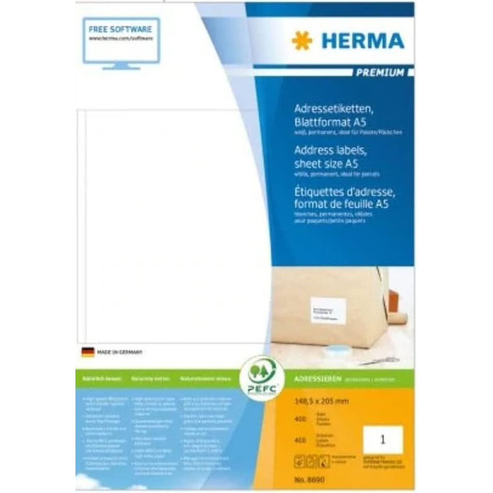 Herma Premium Address Etykiety A5 400PC