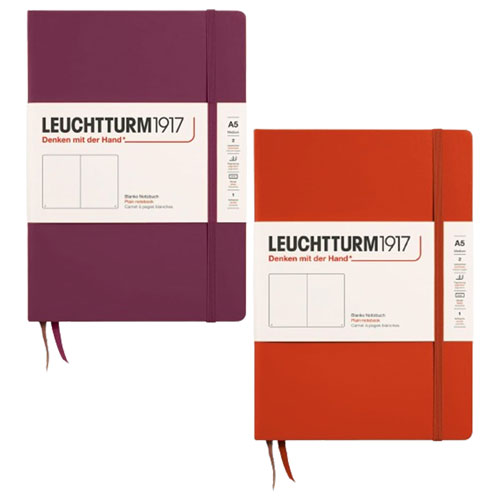 Leuchtturm Hardcover Plain Notebook A5 (Red)