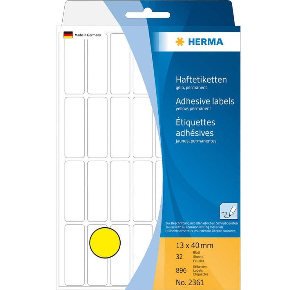 Herma Multi-Purpose Colored Labels (Yellow)