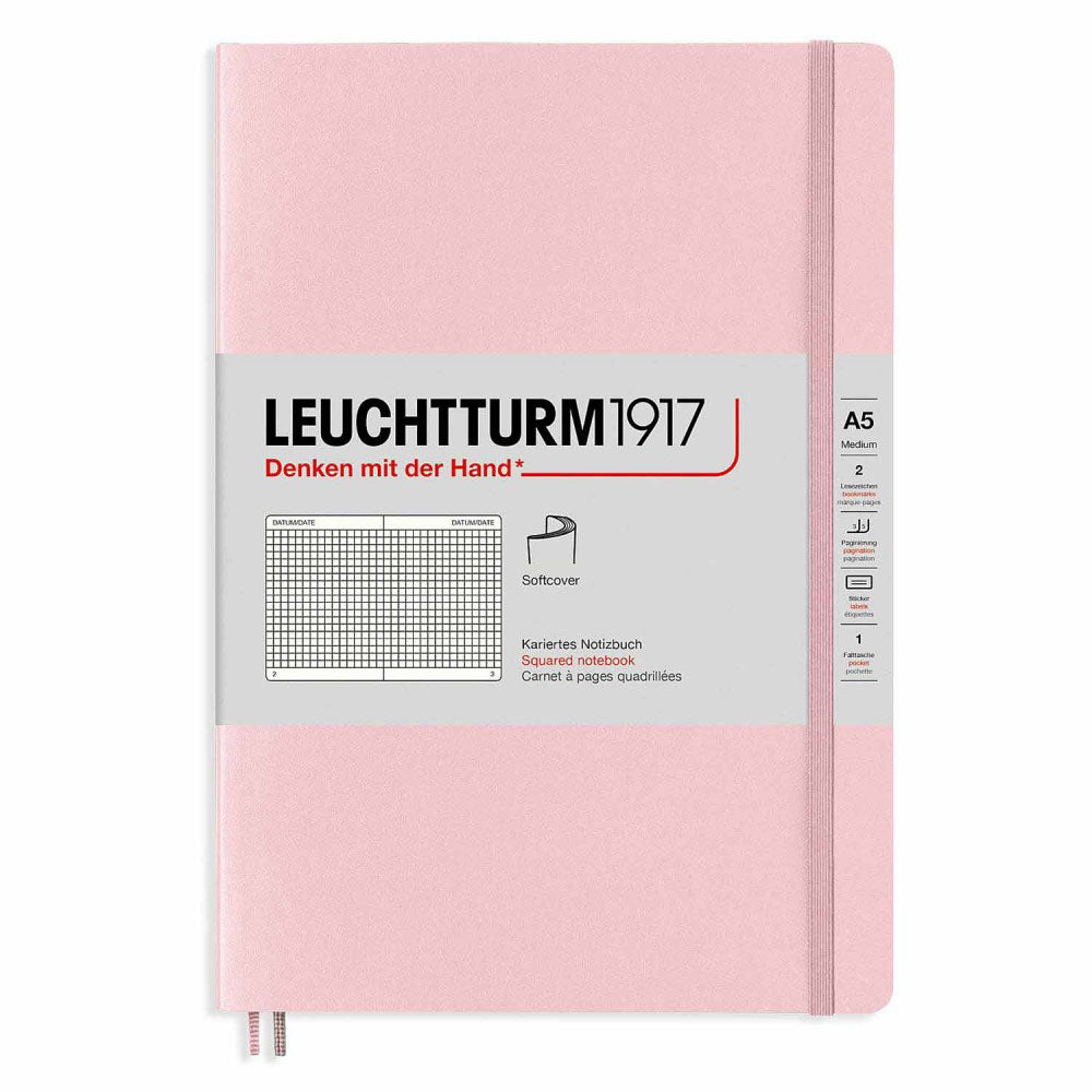 Leuchtturm SoftCover Squared Notebook A5