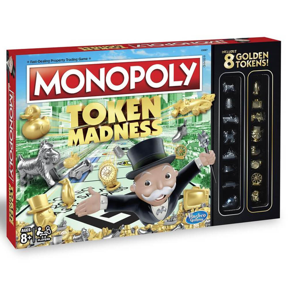 Hasbro Gaming Token Madness Monopol Game