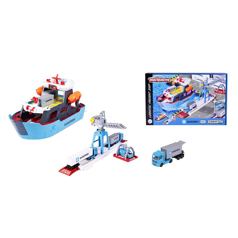 Majorette Maersk Creatix Freight Ship Set