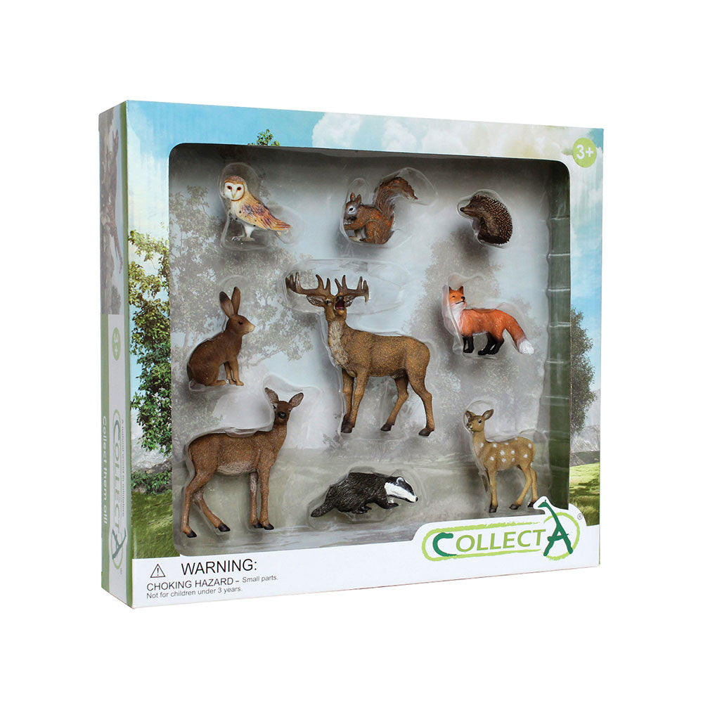 Set regalo da regalo per le figure di animali da parte di Woodland.