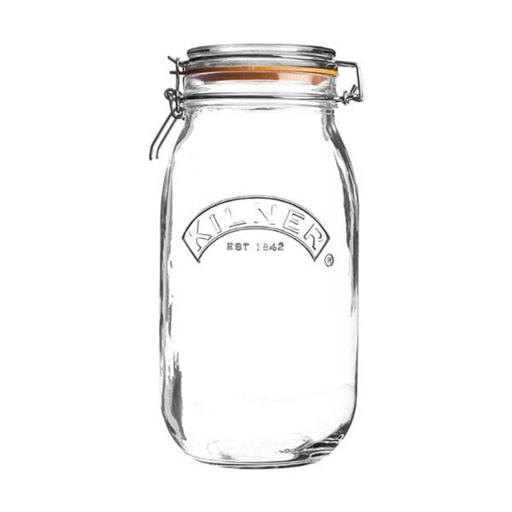 Kilner Clip Top Round Jar (Clear)