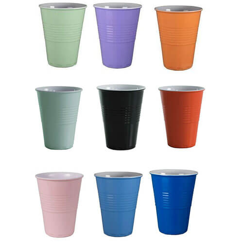 Serroni Miami Melamine 2 Tone Cup 400mL