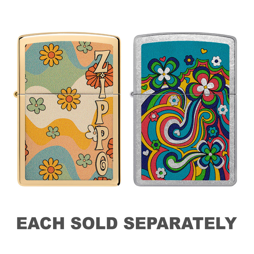 Zippo Flower Power Design Windproof Lighter