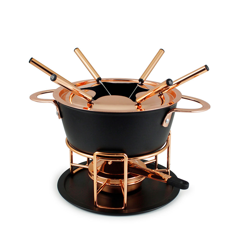 Swissmar Realp Cast Aluminum 11-Piece Fondue Set