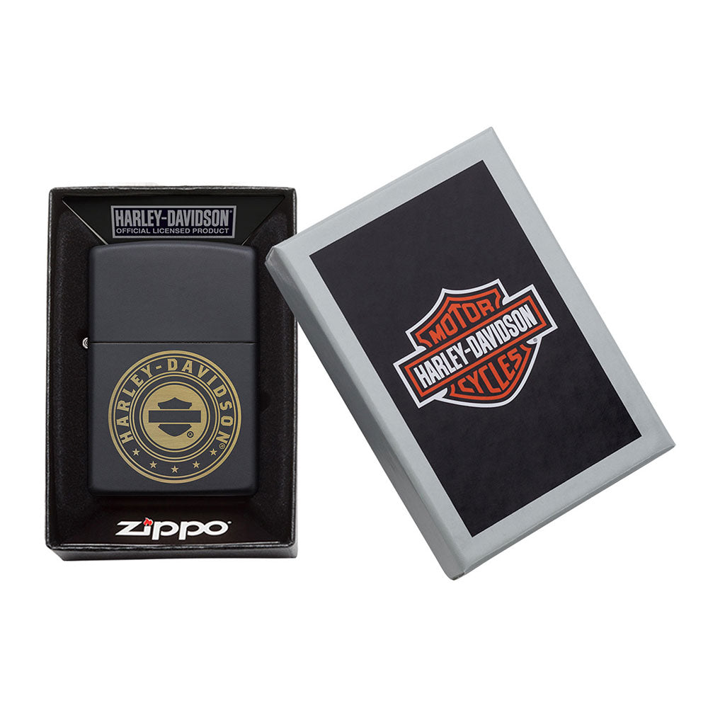 Zippo Harley Davidson Matte Black plus léger