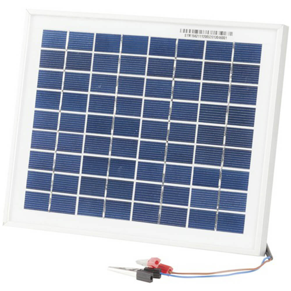 Painel solar monocristalino de 12V com clipes/chumbo