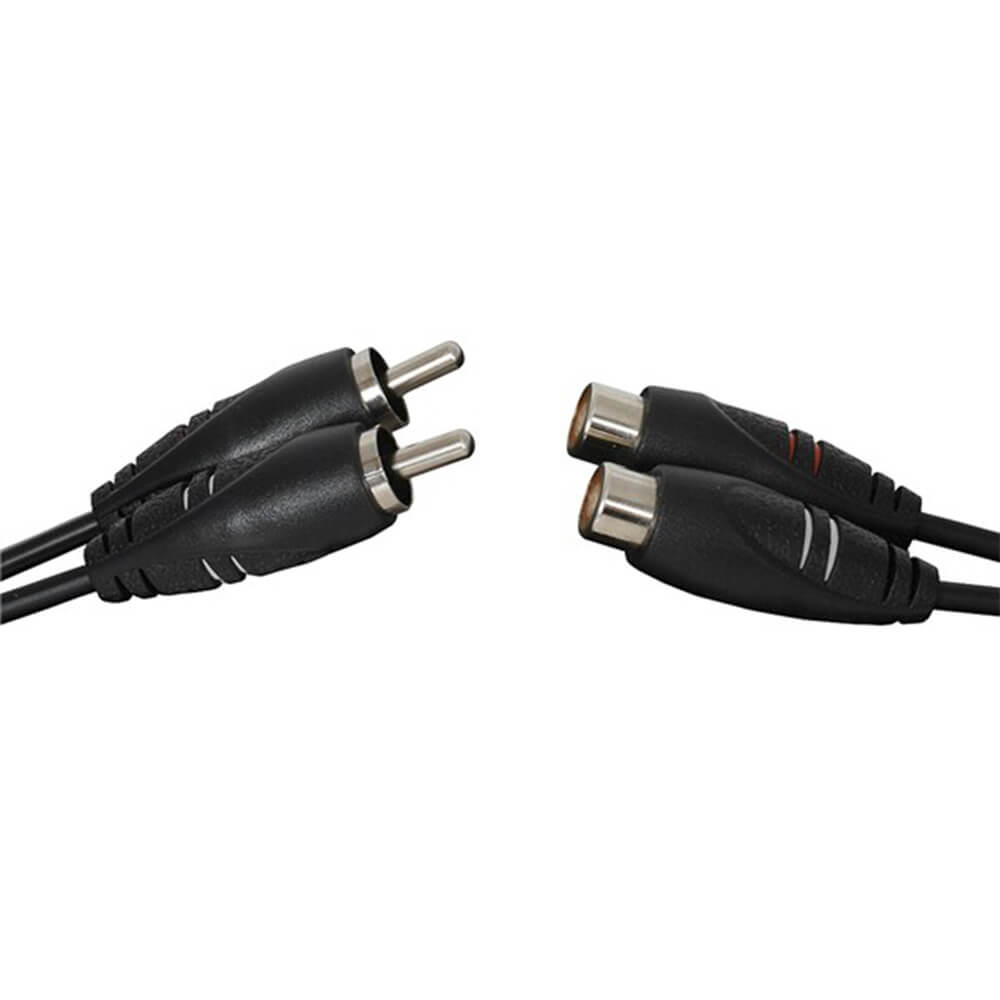  2 x Cinch-Stecker auf 2 x Cinch-Buchsen, Audiokabel