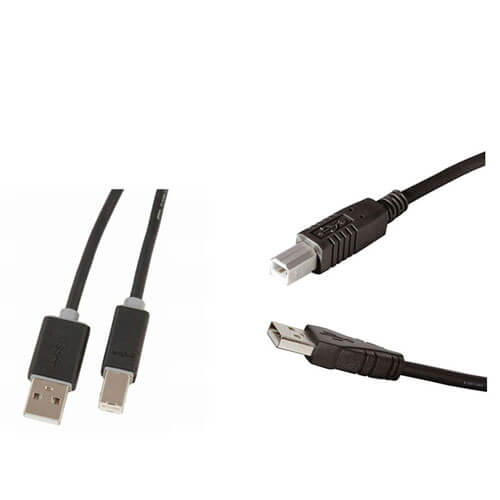 USB 2.0 Type-A Plug to Type-B Plug Cable