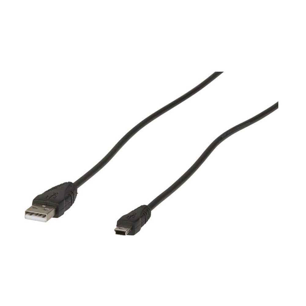 USB 2.0 Type-A-kontakt till 5-stift Mini Type-B-pluggkabel