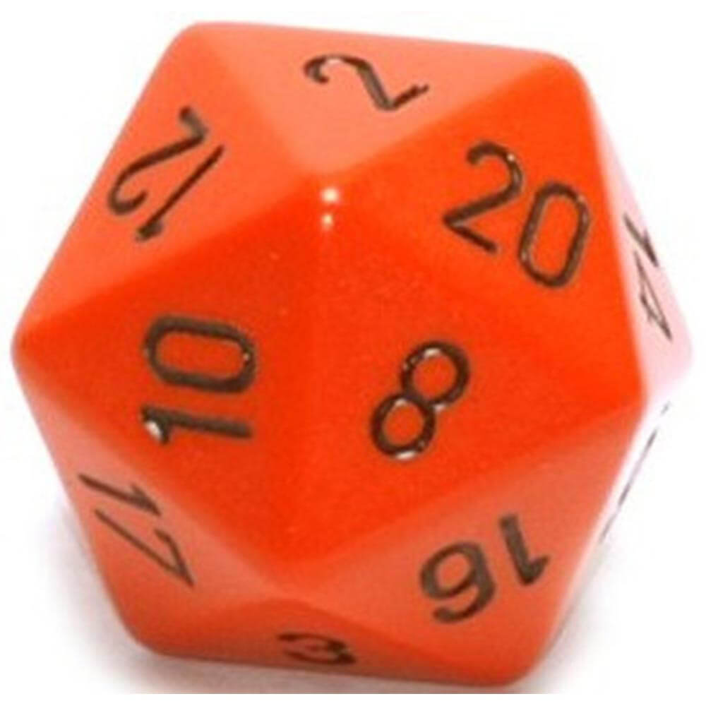 D20 terninger ugjennomsiktig (34 mm)