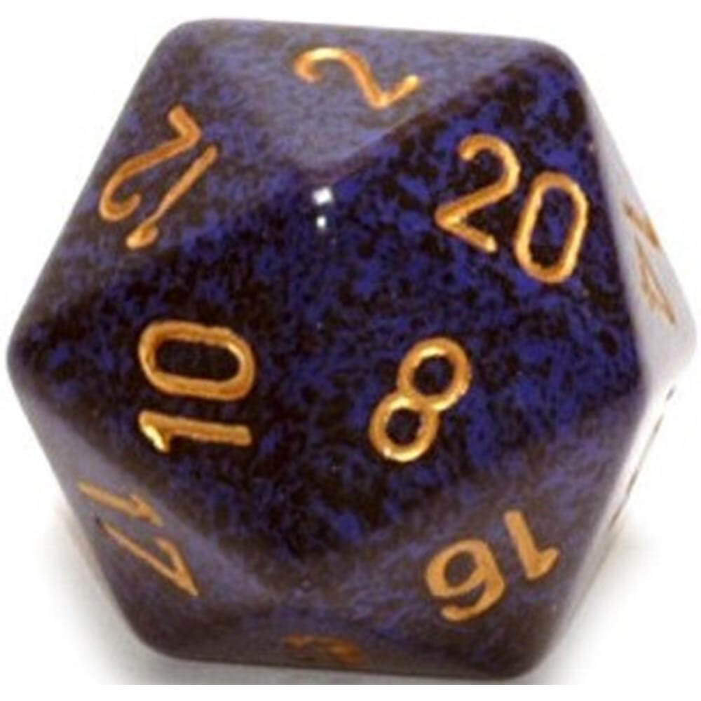 D20 dados moteados (34 mm)