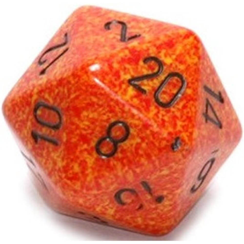 D20 Dice moucheté (34 mm)