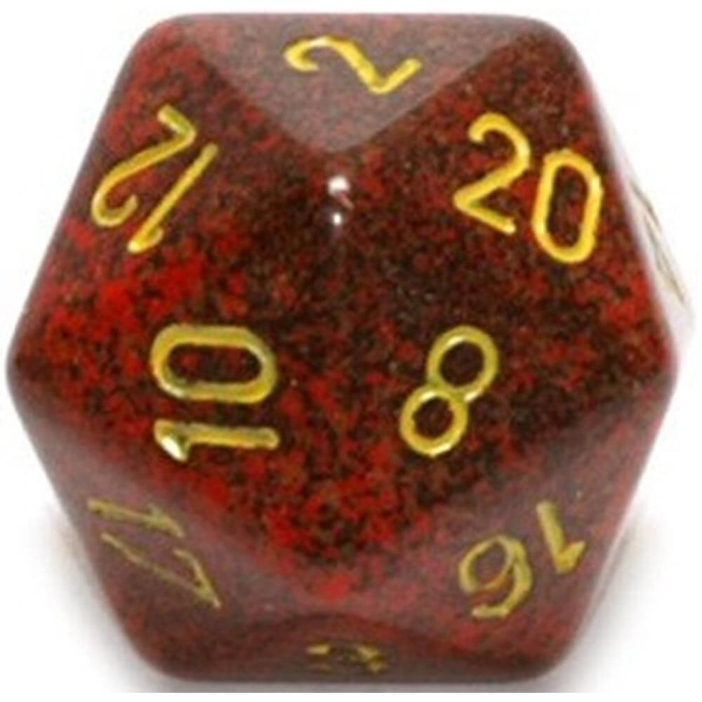 D20 dados moteados (34 mm)