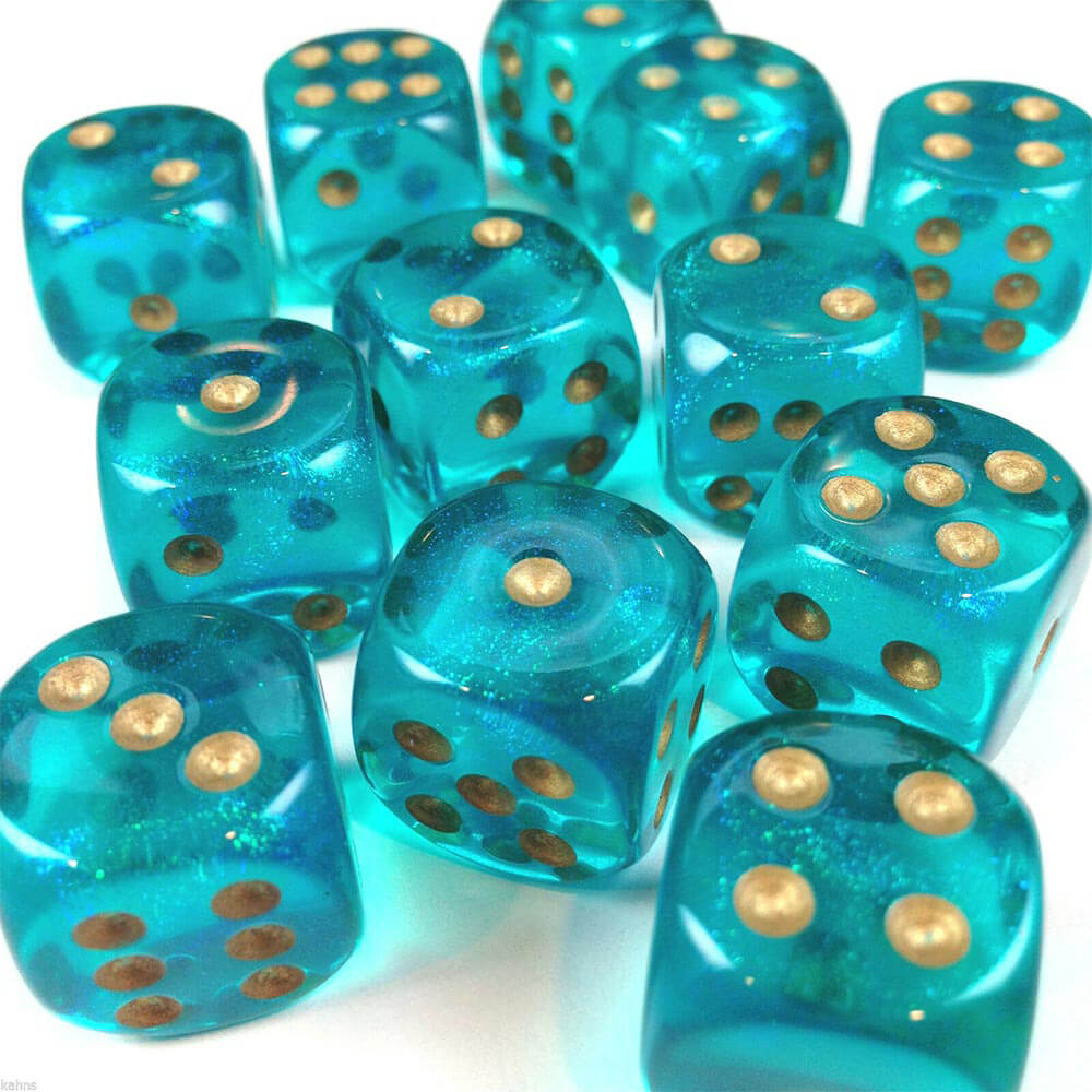 D6 Dice Borealis 16mm（12サイコロ）