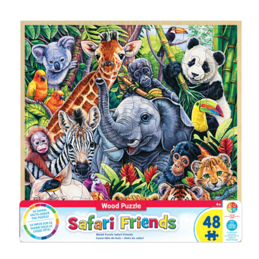 MP Wood Fun Facts Puzzle (48 PC)