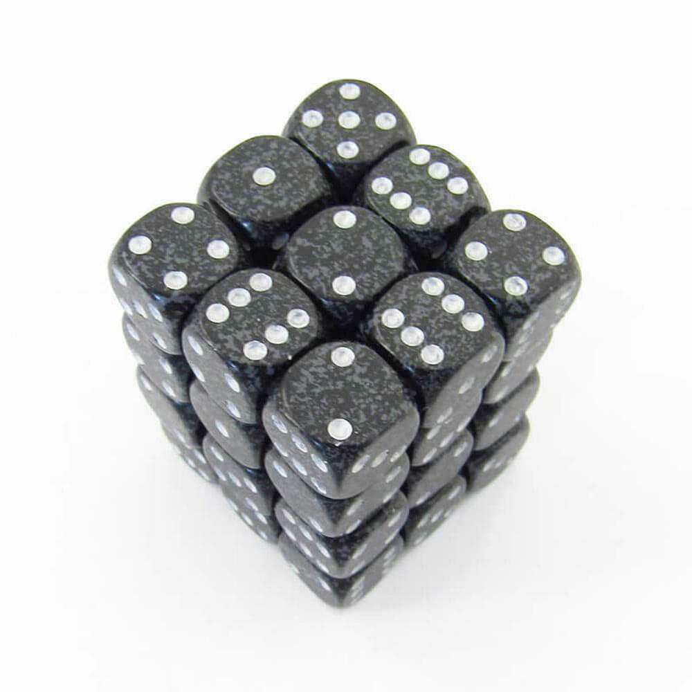 D6 dados moteados 12 mm (36 dados)