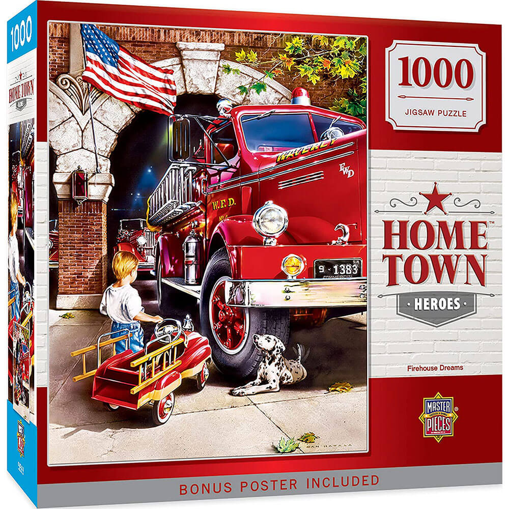 MasterPieces Hometown Heroes 1000pc Puzzle