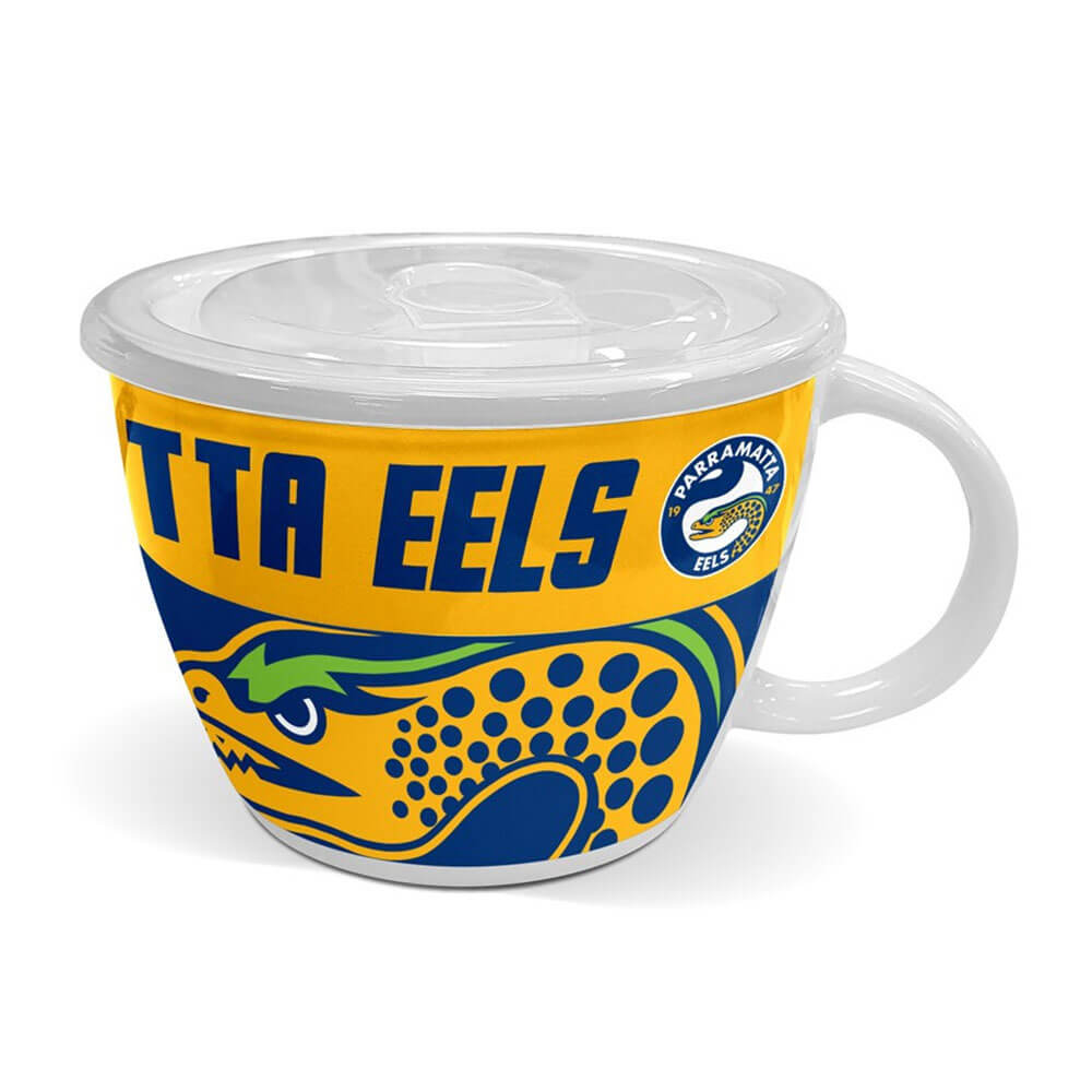 Taza de sopa NRL con tapa