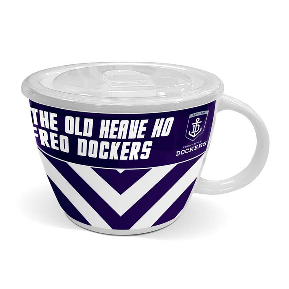 Tasse de soupe AFL avec couvercle