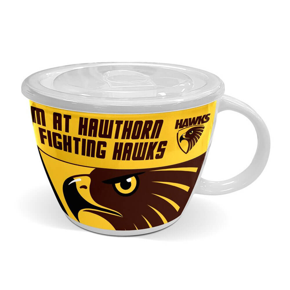 Tasse de soupe AFL avec couvercle