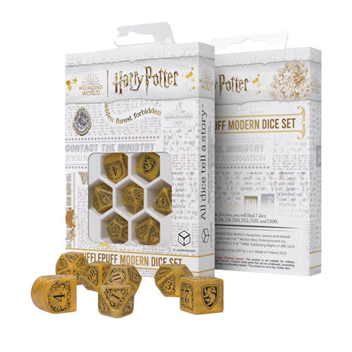 Harry Potter Hufflepuff Modern 7-Die Set