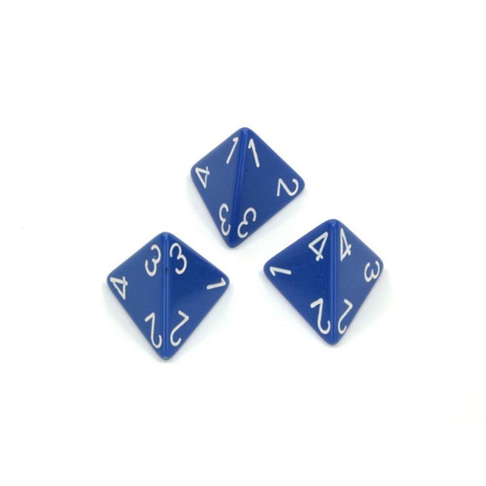 CHESSEX OPAQUE D4 DICE POLIEDRALES