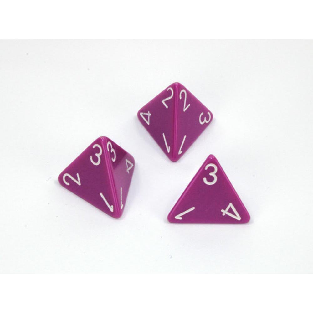 Chessex Opaque D4 Polyhedral Dice