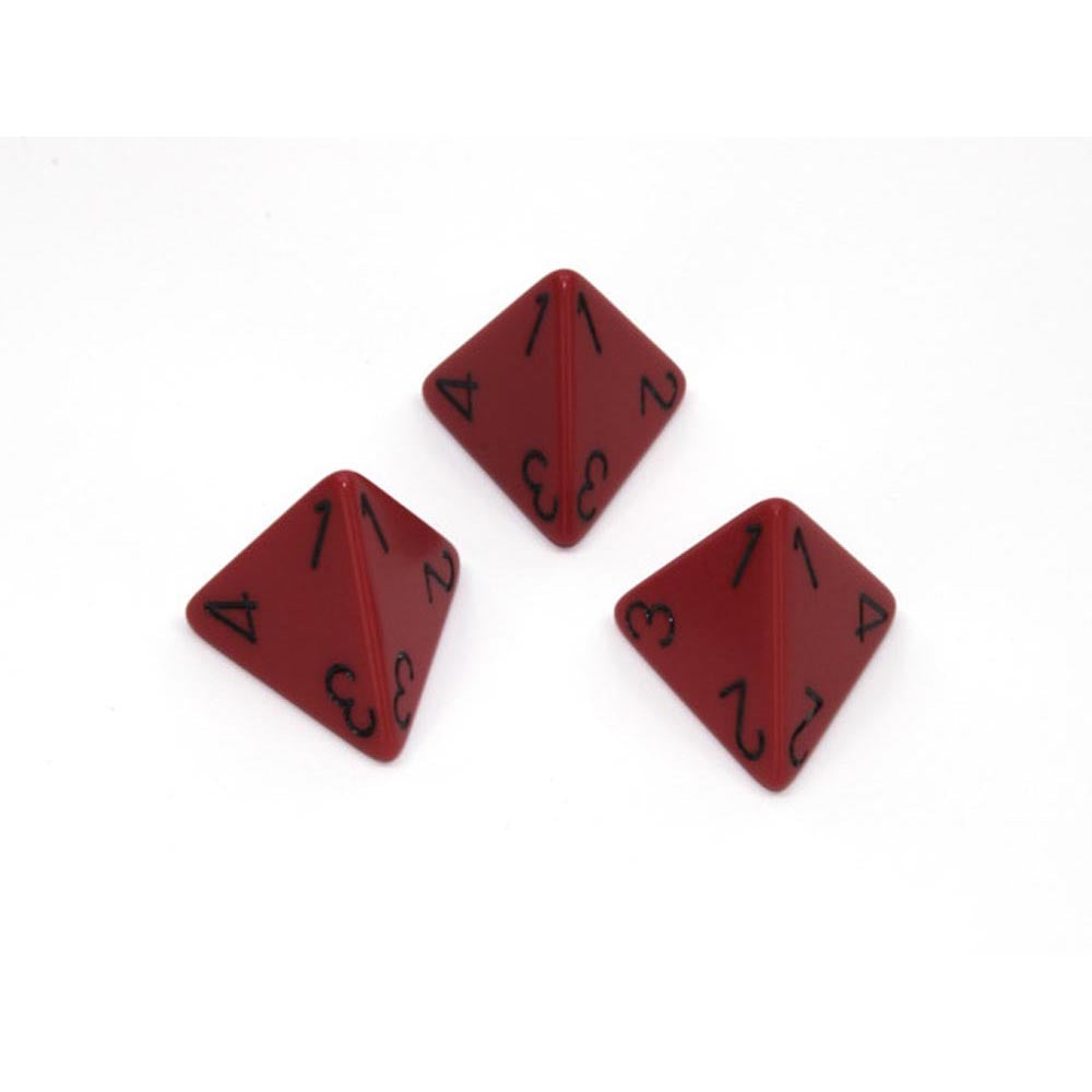 Chessex uigennemsigtig D4 polyhedral terninger