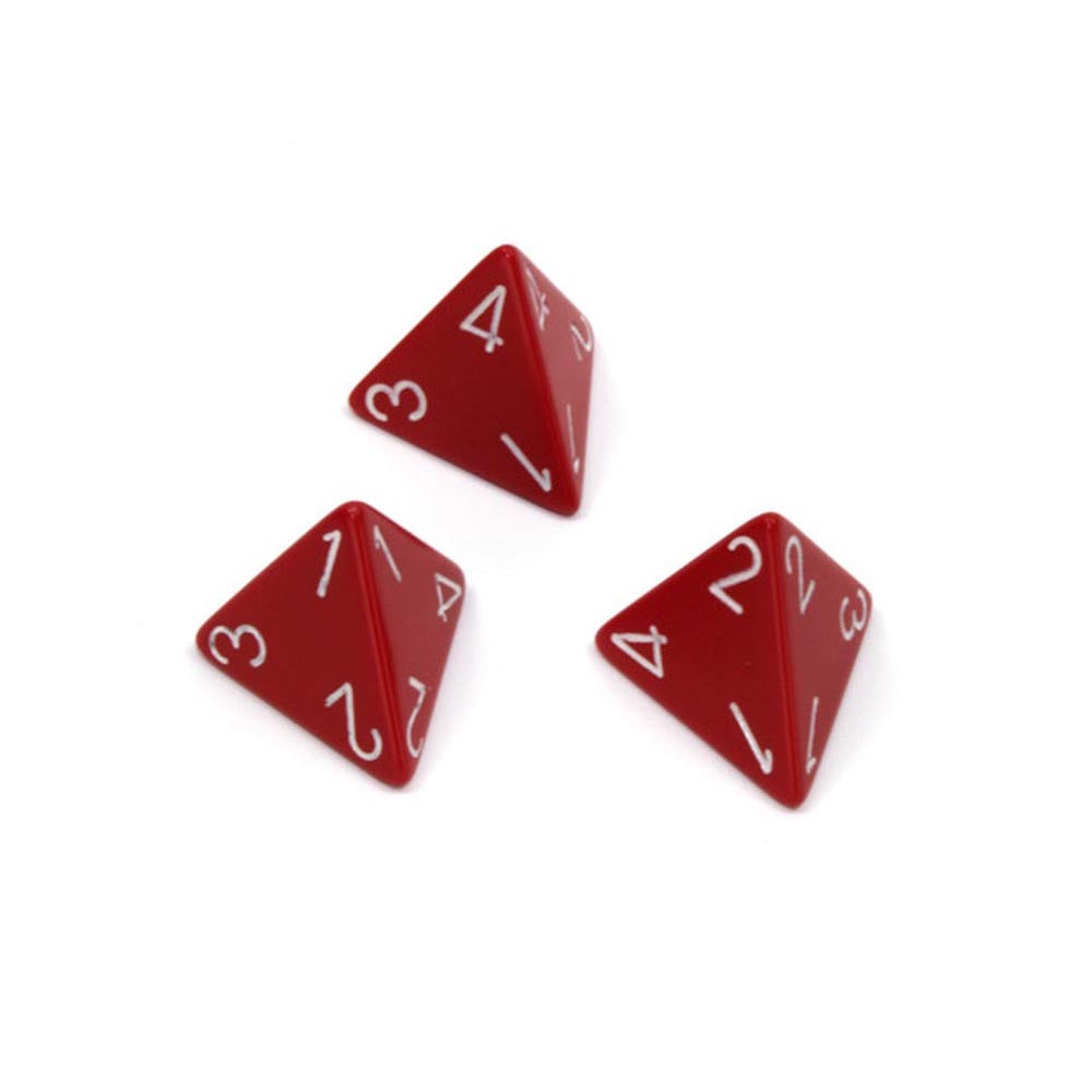 Chessex Opaque D4 Polyédrique Dice